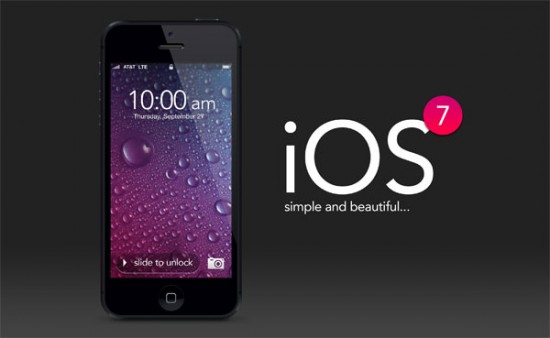iOS 7 550x338 - Tổng quan về hệ điều hành IOS