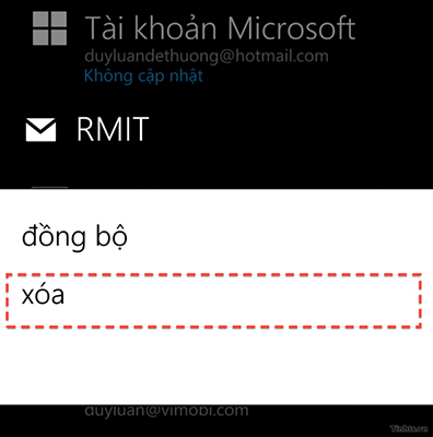 push mail - Thiết lập Push Mail trên Windows Phone