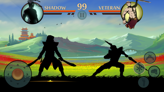 shadow fight 1 550x309 - Shadow Fight 2 - game hay trận đấu của bóng đen cho Android