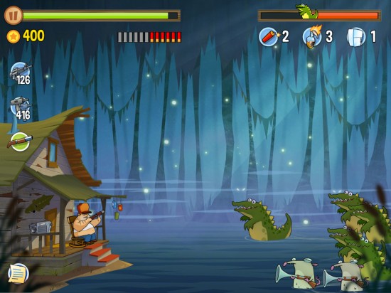 swamp actack 550x412 - Swamp Actack - game phòng thủ vui nhộn cho Android