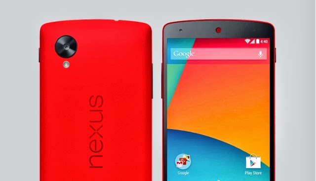 red nexus 5 frontandback - Android 5.0 Lollipop với những cải thiện hiệu năng tuyệt vời